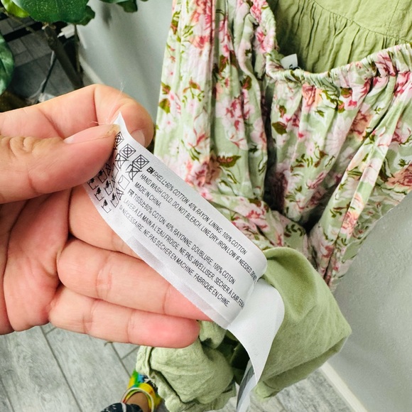 EN SAISON Maris Floral A-Line Dress Fairycore Shabby Chic Ruffle Dress  size S - Picture 8 of 8